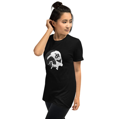 Serpent's Curse Black & White Skull Unisex Tee