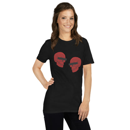 Doppelgangers Red Skull Unisex Tee