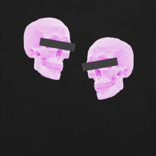 Doppelgangers Skull T-Shirt - Pink