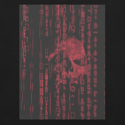 Ghost in the Machine Skull T-Shirt - Red