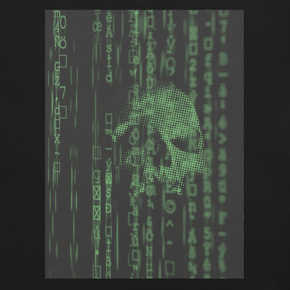 Ghost in the Machine Skull T-Shirt - Electric Green