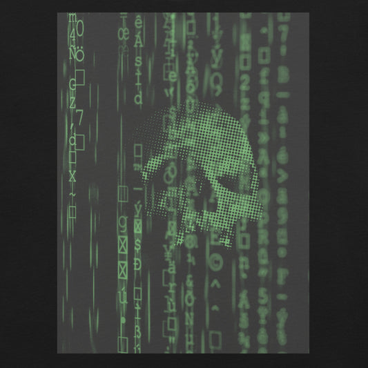 Ghost in the Machine Skull T-Shirt - Electric Green