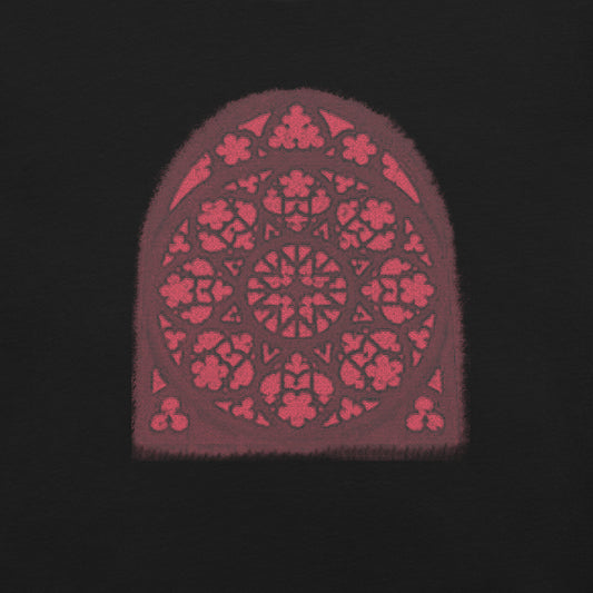 Ghost Window T-Shirt - Crimson