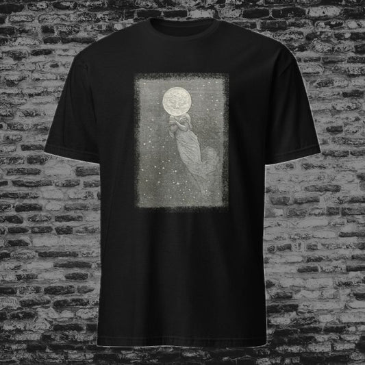 Woman in the Moon T-Shirt - Gray