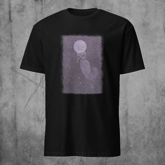 Woman in the Moon T-Shirt - Soft Purple