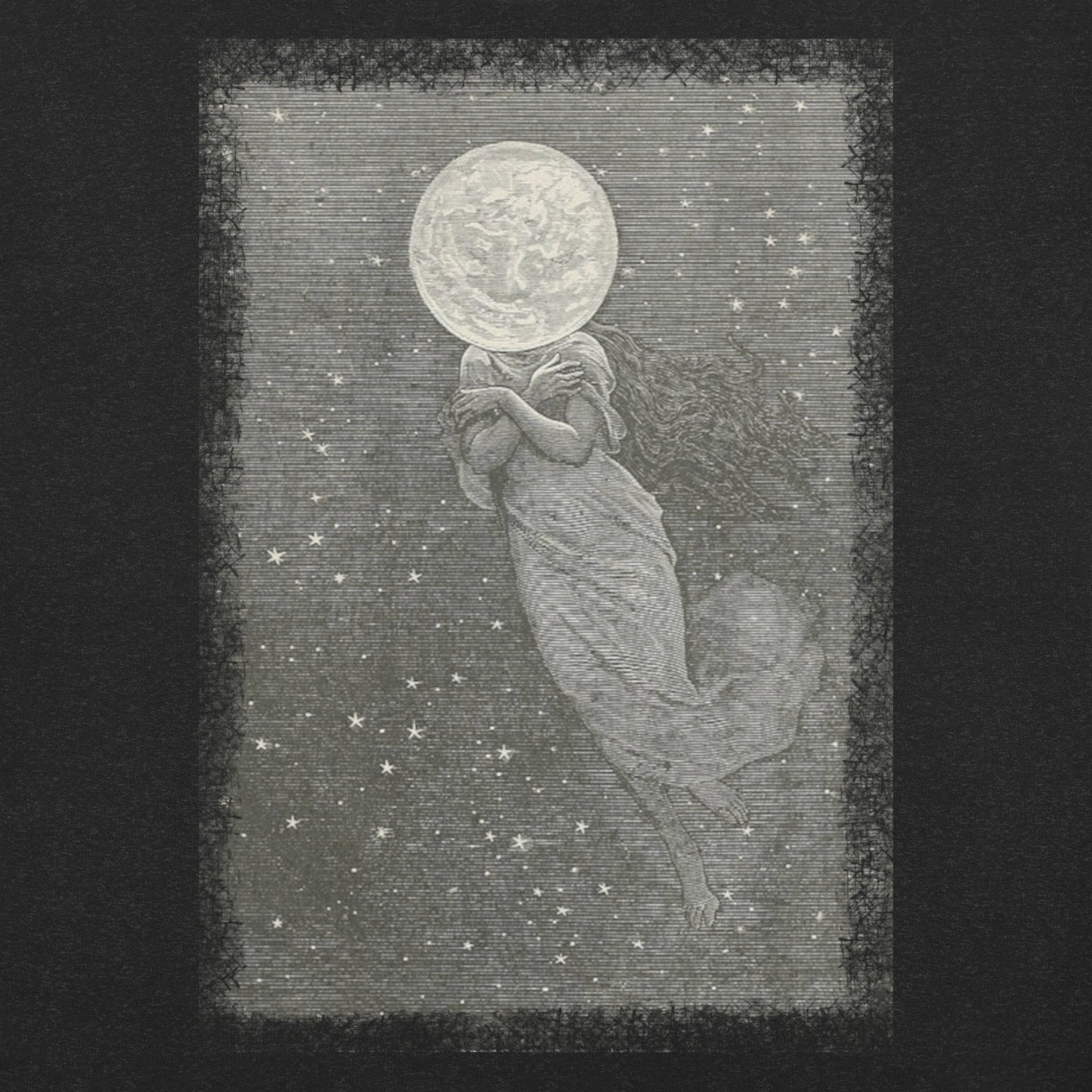 Woman in the Moon T-Shirt - Gray