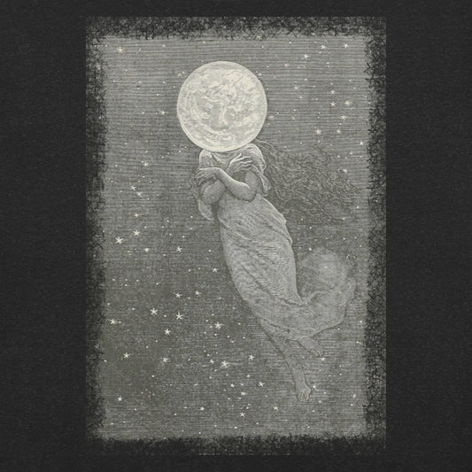 Woman in the Moon T-Shirt - Gray
