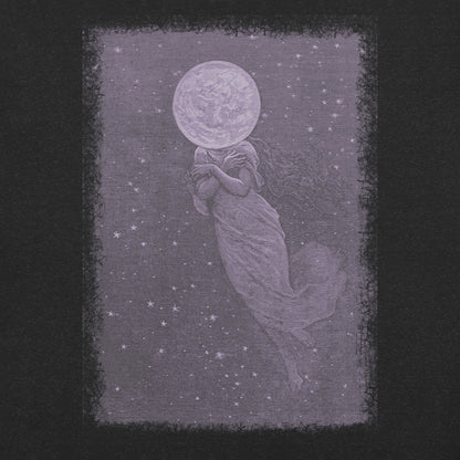 Woman in the Moon T-Shirt - Soft Purple