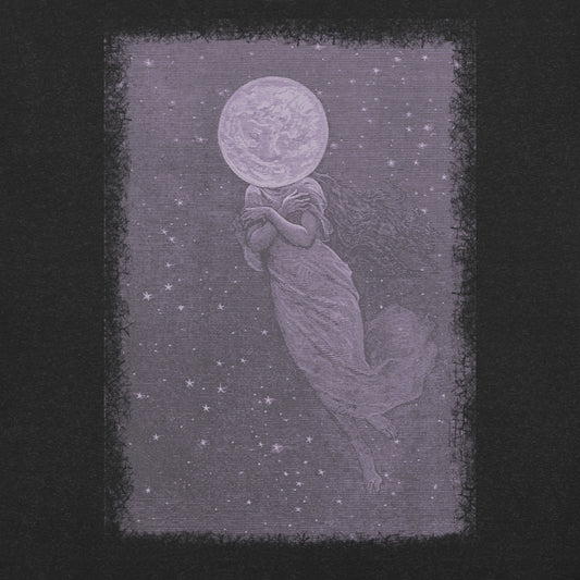Woman in the Moon T-Shirt - Soft Purple