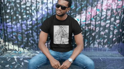 Wound Man T-Shirt - Grayscale